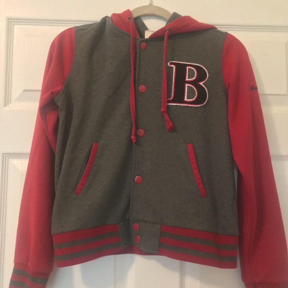 Varsity Style Button up Jacket